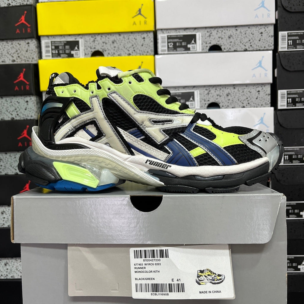 Balenciaga Runner 7.0 Black Green Navy