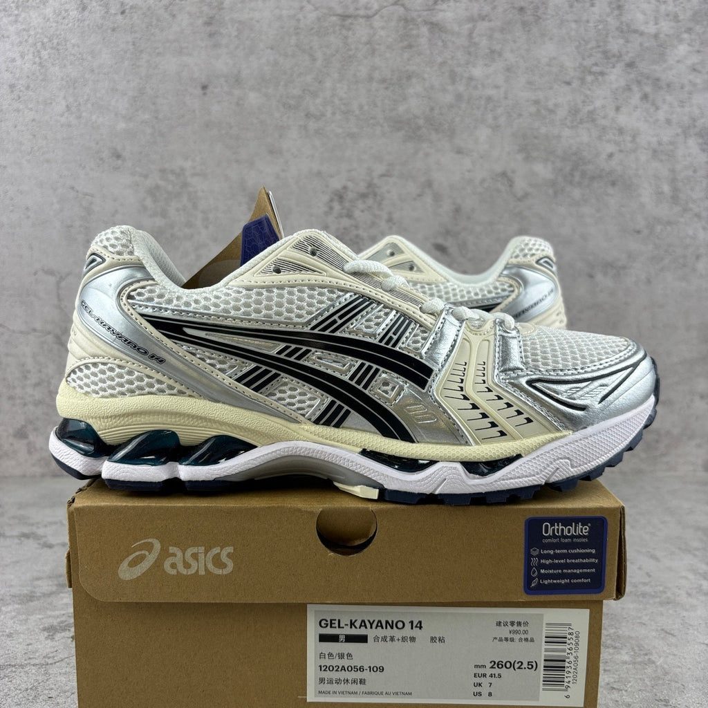 Asics Gel-Kayano 14 White Midnight