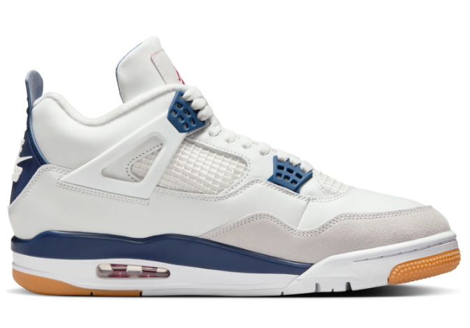 Nike SB x Air Jordan 4 'White Navy' DR5415-100
