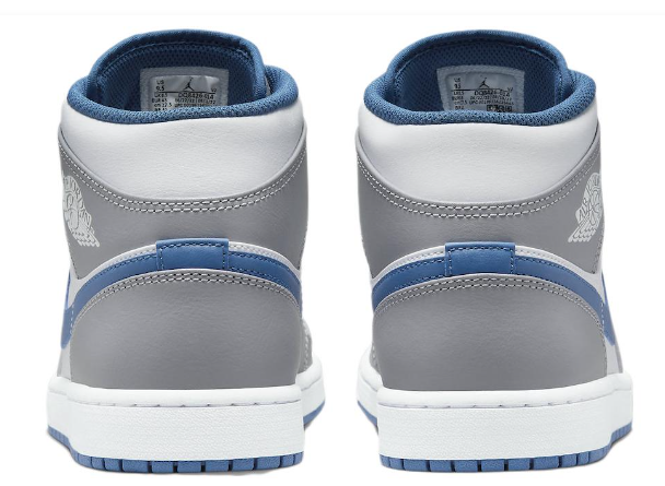 Air Jordan 1 Mid 'Cement Grey True Blue' DQ8426-014