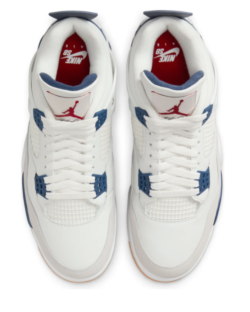 Nike SB x Air Jordan 4 'White Navy' DR5415-100
