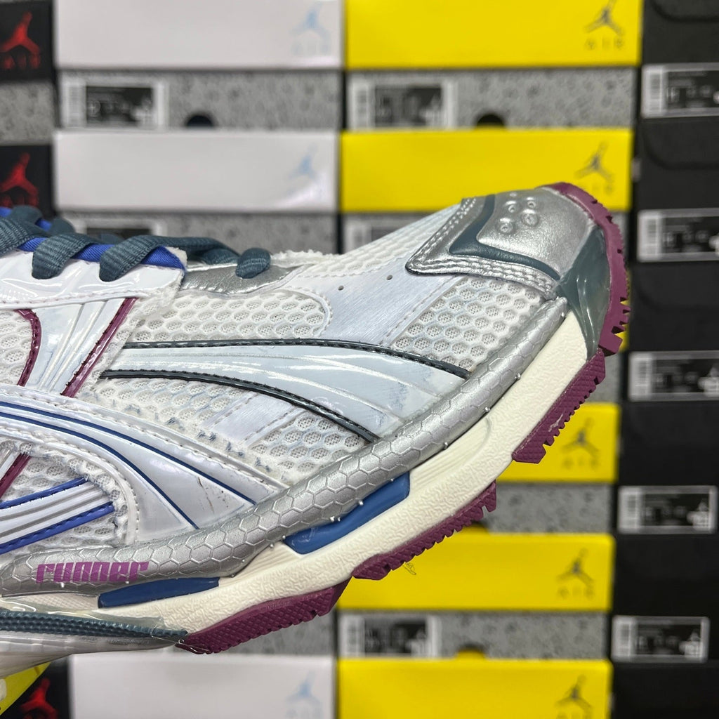 Balenciaga Runner 7.5 White Blue Purple