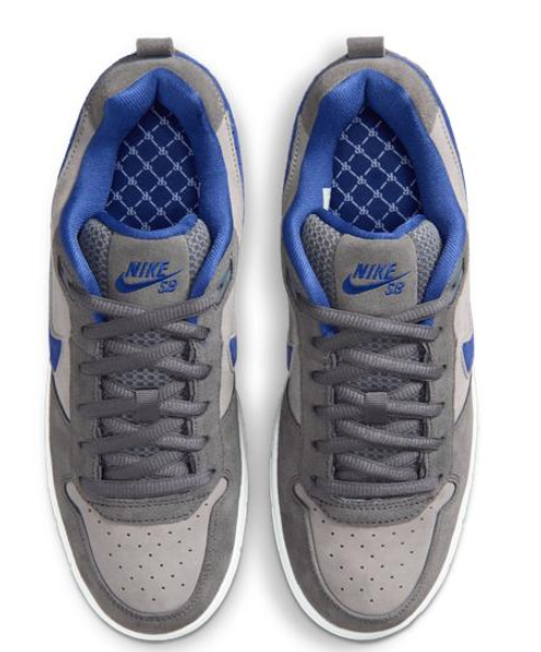 Nike SB Paul Rodriguez P-Rod Zoom Air Low Flint Grey - Deep Royal Blue