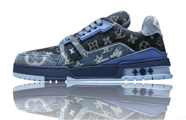Louis Vuitton Trainer Low ‘Monogram Denim Blue’