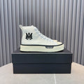 AMIRI Stars Court Low Sneaker — Grey & White Suede