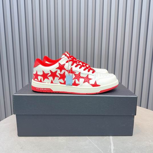 AMIRI Stars Low Sneaker – White / Red