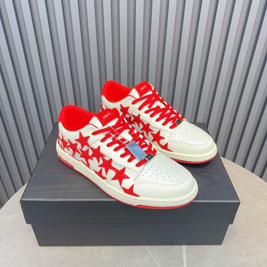 AMIRI Stars Low Sneaker – White / Red
