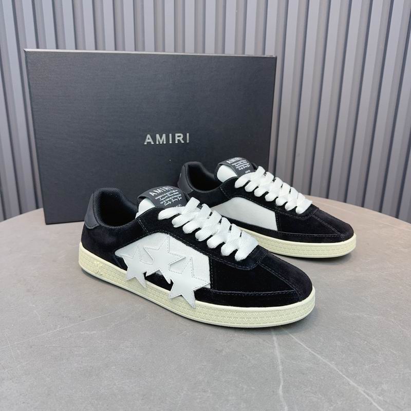 AMIRI Stars Court Low Sneaker – Black / White