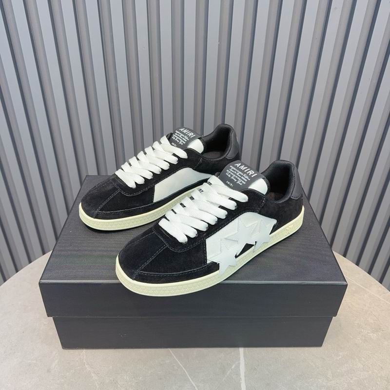 AMIRI Stars Court Low Sneaker – Black / White