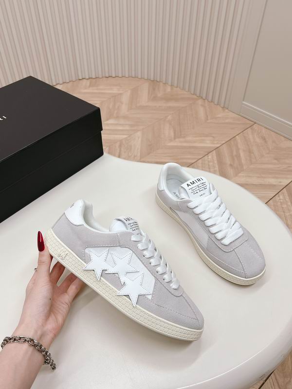 AMIRI Stars Court Low Sneaker – Grey / White