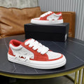 AMIRI Classic Low | Red & White Leather Sneaker