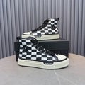 AMIRI MA-1 High Top | Black & White Checkerboard Canvas Sneaker