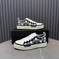 AMIRI Stars Court Low | Black & White Checkerboard Sneaker
