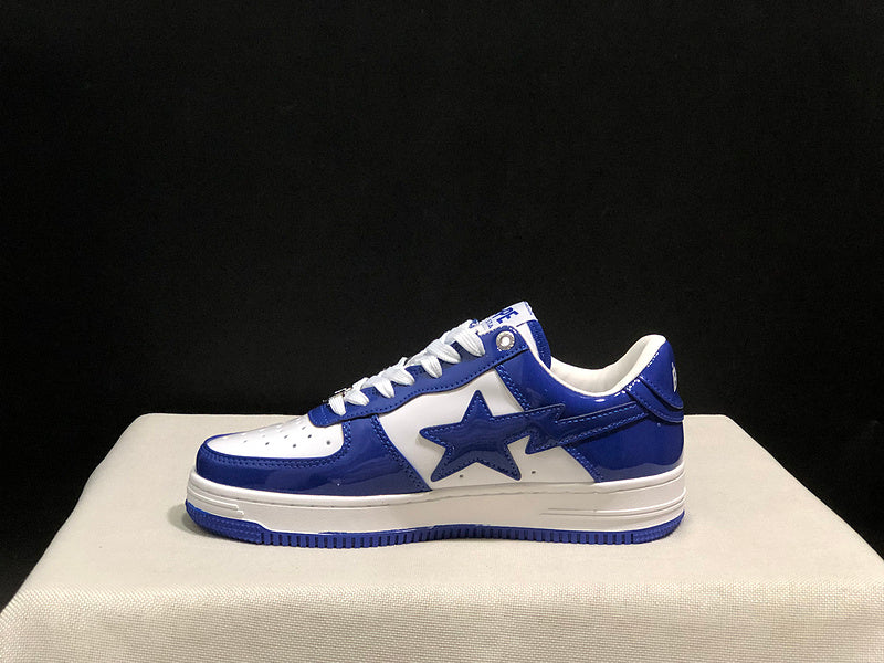 BAPE STA Low | Royal Blue White Patent | EU 36–45