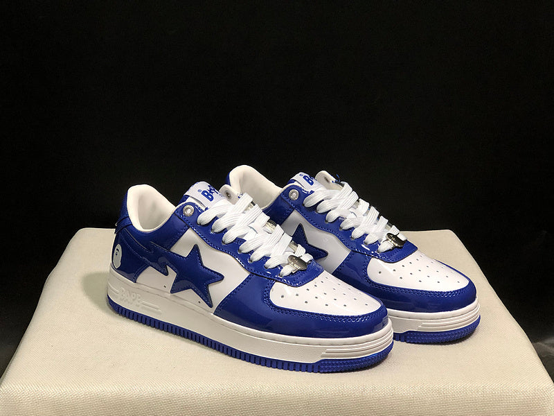 BAPE STA Low | Royal Blue White Patent | EU 36–45