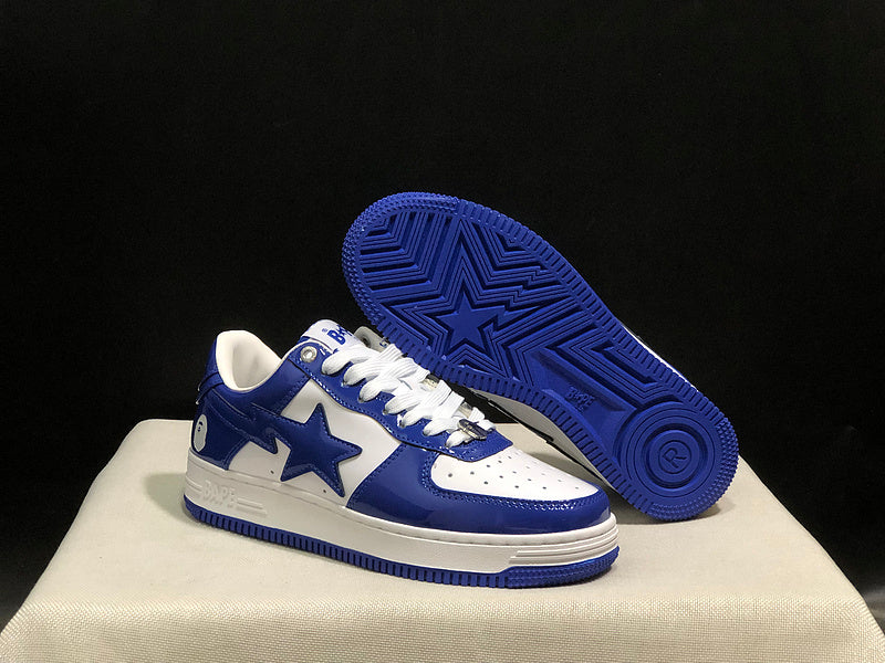 BAPE STA Low | Royal Blue White Patent | EU 36–45