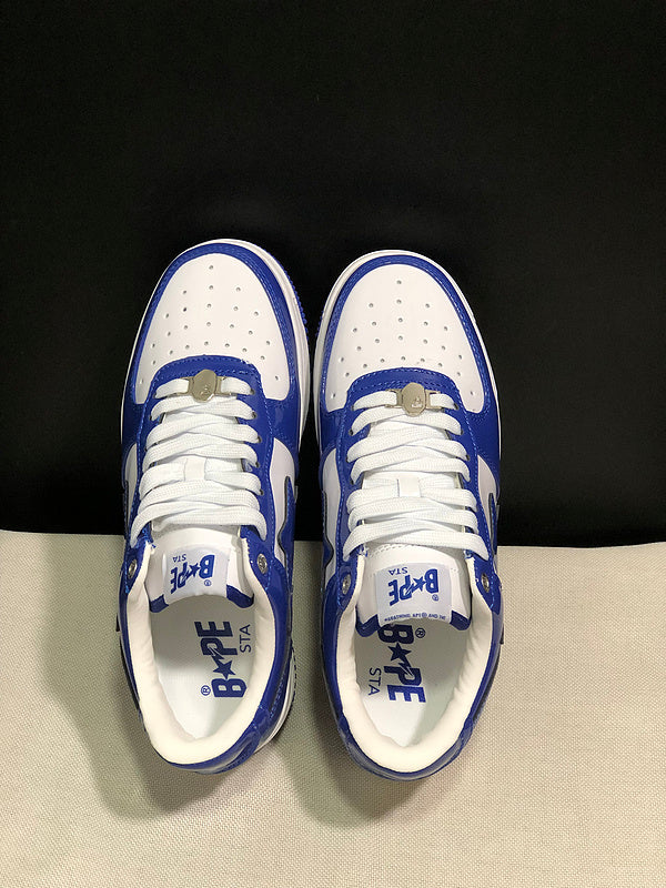 BAPE STA Low | Royal Blue White Patent | EU 36–45