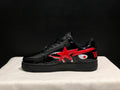 BAPE STA Low × WTAPS | Black Patent | Shark Red Star | EU 36–45