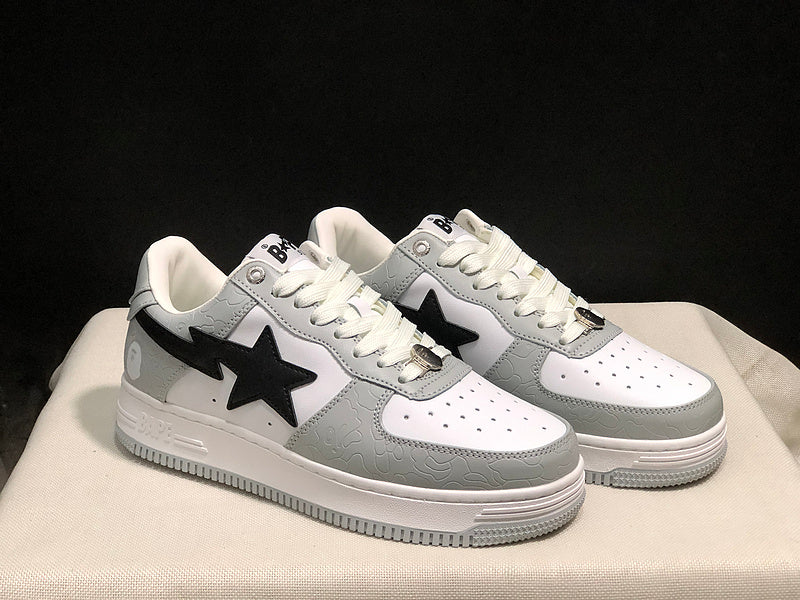 BAPE STA Low 'Grey Crackle'