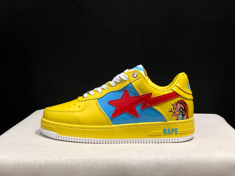 BAPE STA Low 'Yellow/Blue/Red'
