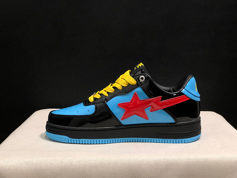 BAPE x Marvel STA Low | Black Blue Red | EU 36–45