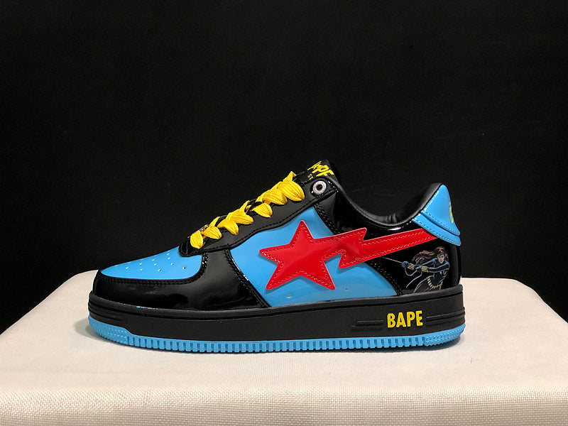 BAPE x Marvel STA Low | Black Blue Red | EU 36–45