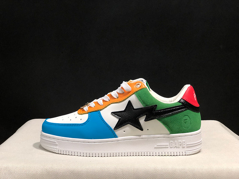 BAPE STA Low | Multicolor Patchwork | EU 36–45