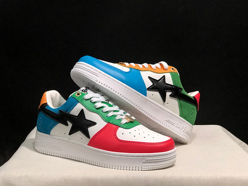 BAPE STA Low | Multicolor Patchwork | EU 36–45