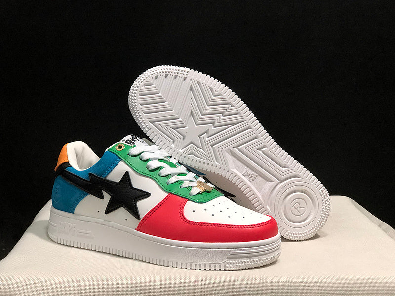 BAPE STA Low | Multicolor Patchwork | EU 36–45