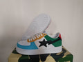 BAPE Sta Low 'Multi-Color Pack' — Patchwork / Black Red / Red Blue