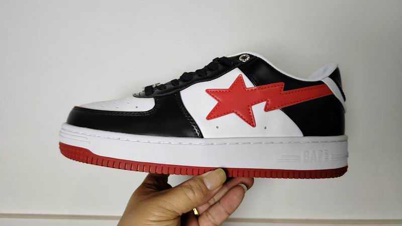 BAPE Sta Low 'Multi-Color Pack' — Patchwork / Black Red / Red Blue