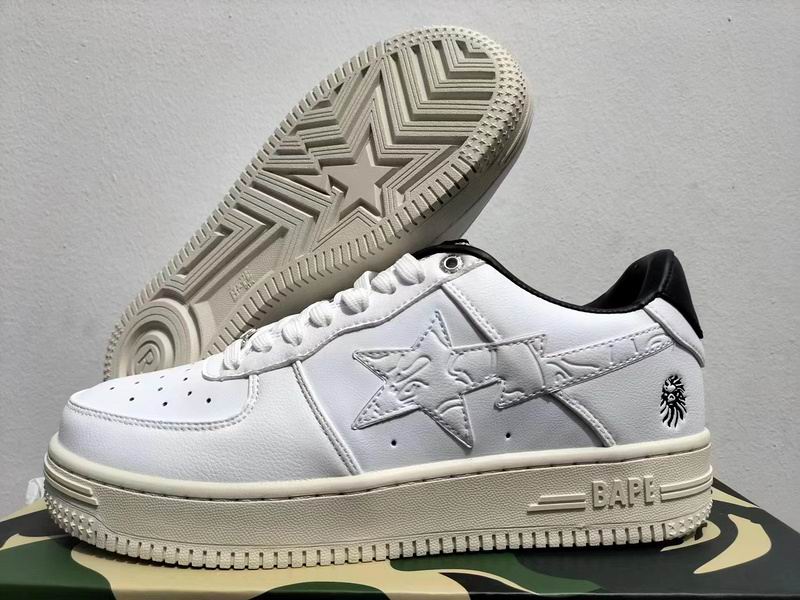BAPE STA Low | Triple White | Tonal Star | EU 35–45