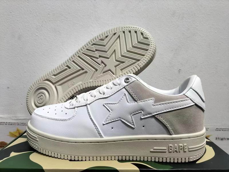 BAPE STA Low | Triple White | Tonal Star | EU 35–45