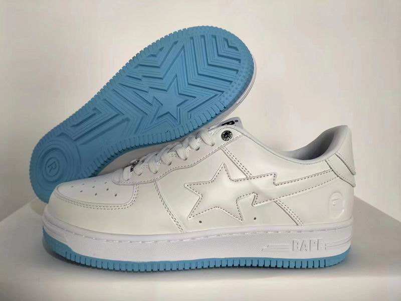 BAPE STA Low | Triple White | Tonal Star | EU 35–45