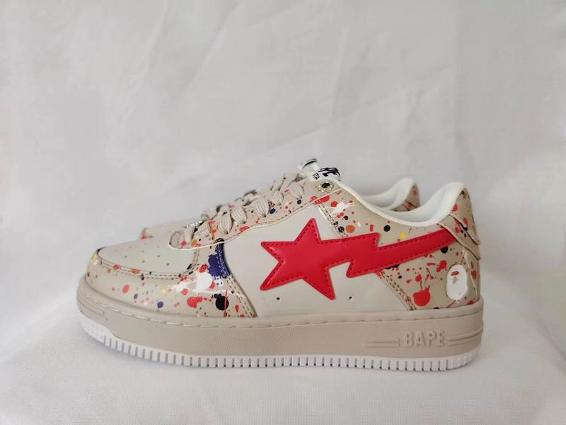 BAPE Sta Low 'Special Edition' — Paint Splatter / Hello Kitty / Bear