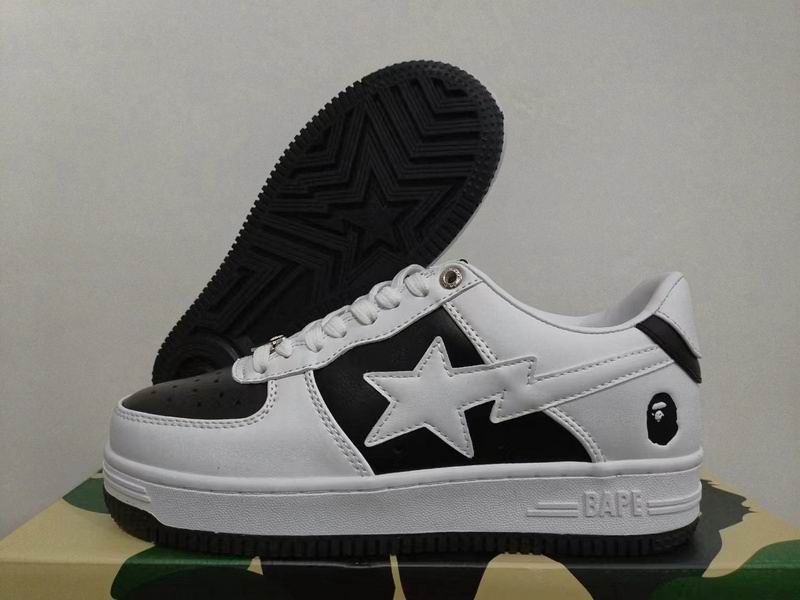 BAPE STA Low | Red & White | Ape Head Logo | EU 35–45