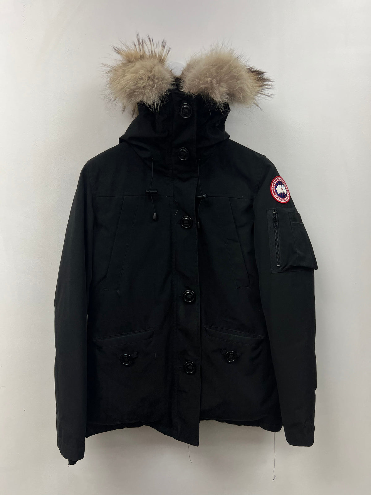 Canada Goose Black Brown Fur (Women's) Jacket