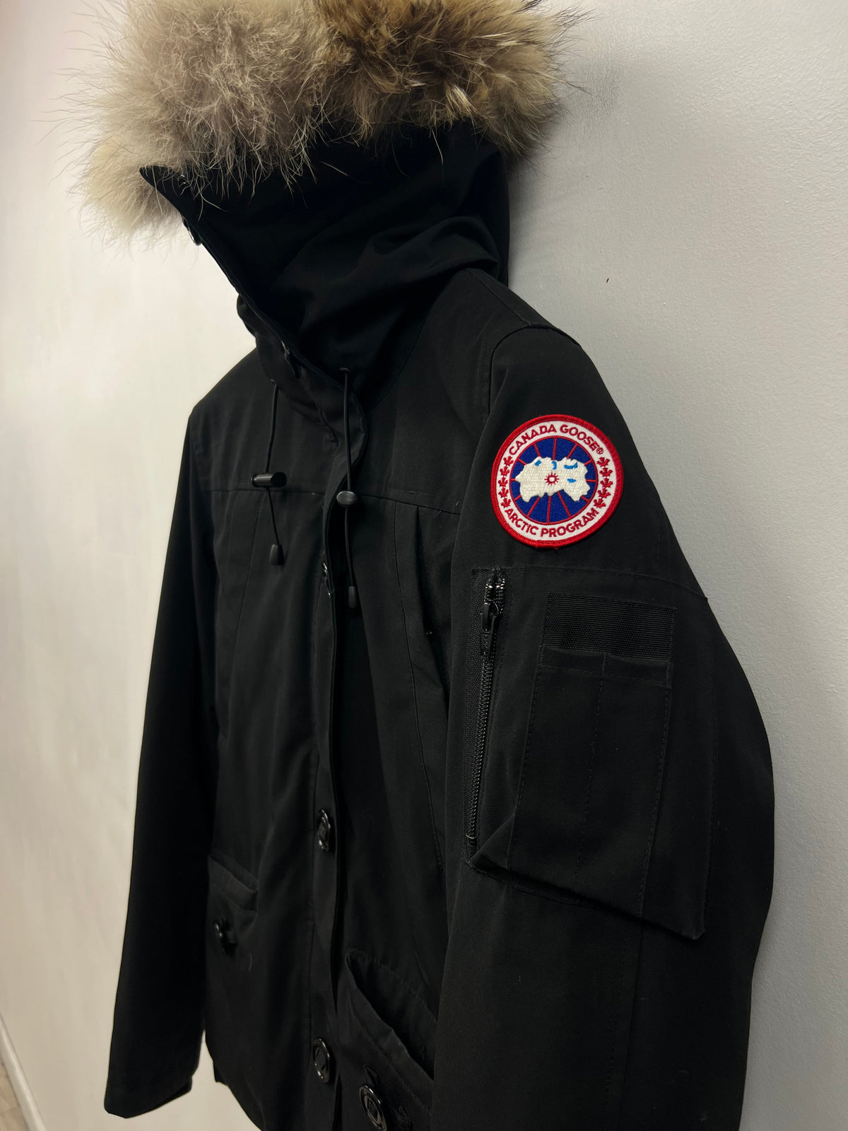 Canada Goose Black Brown Fur (Women's) Jacket
