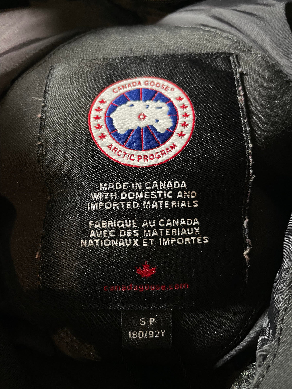 Canada Goose Expedition Brown Fur Black Jacket