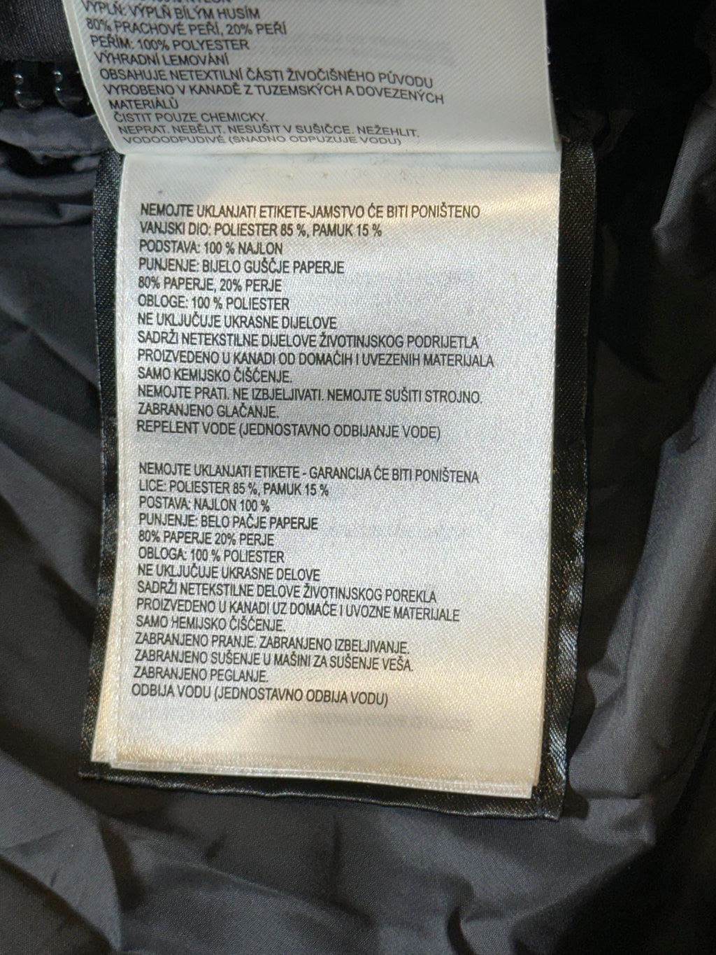 Canada Goose Macmilan Black Parka