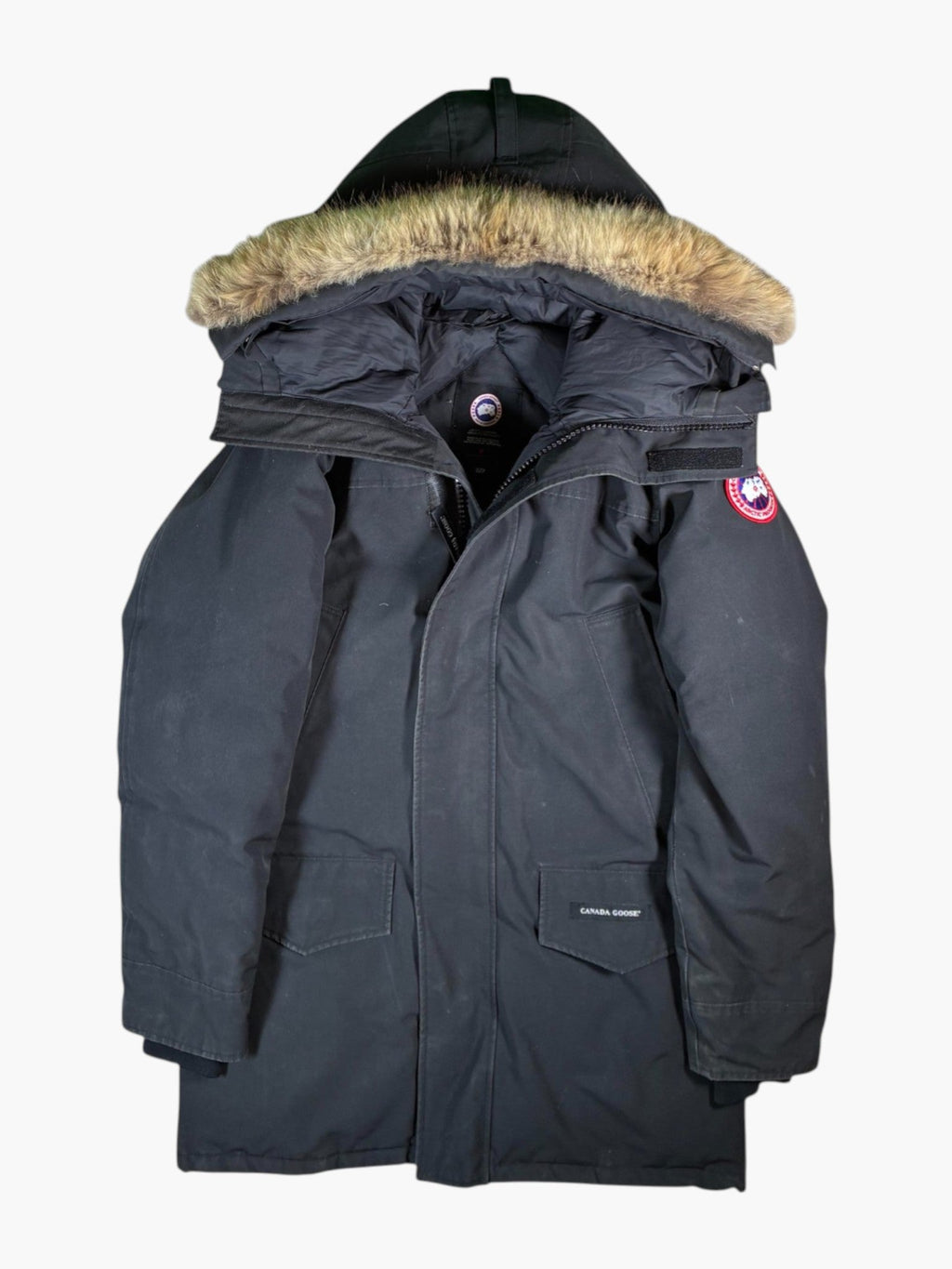 Canada Goose Women's Black Parka Fur