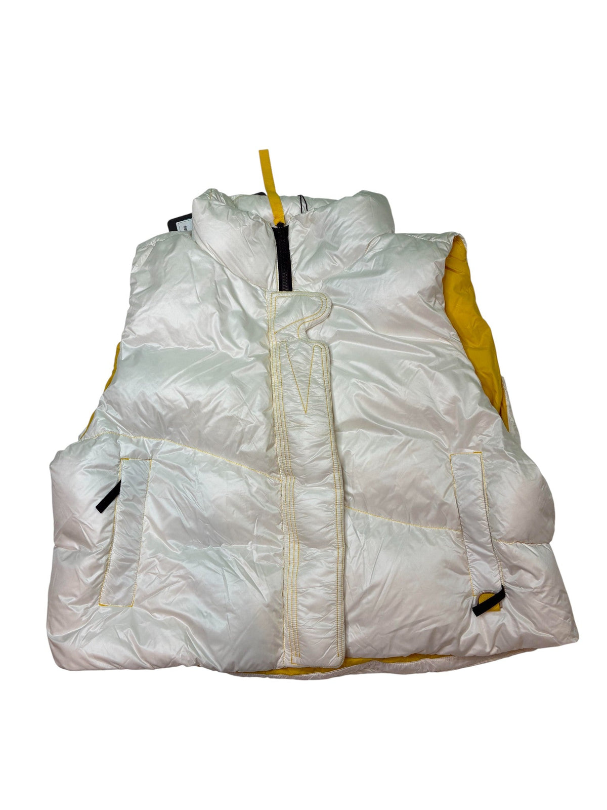 Canada Goose White & Yellow Pyer Moss Vest