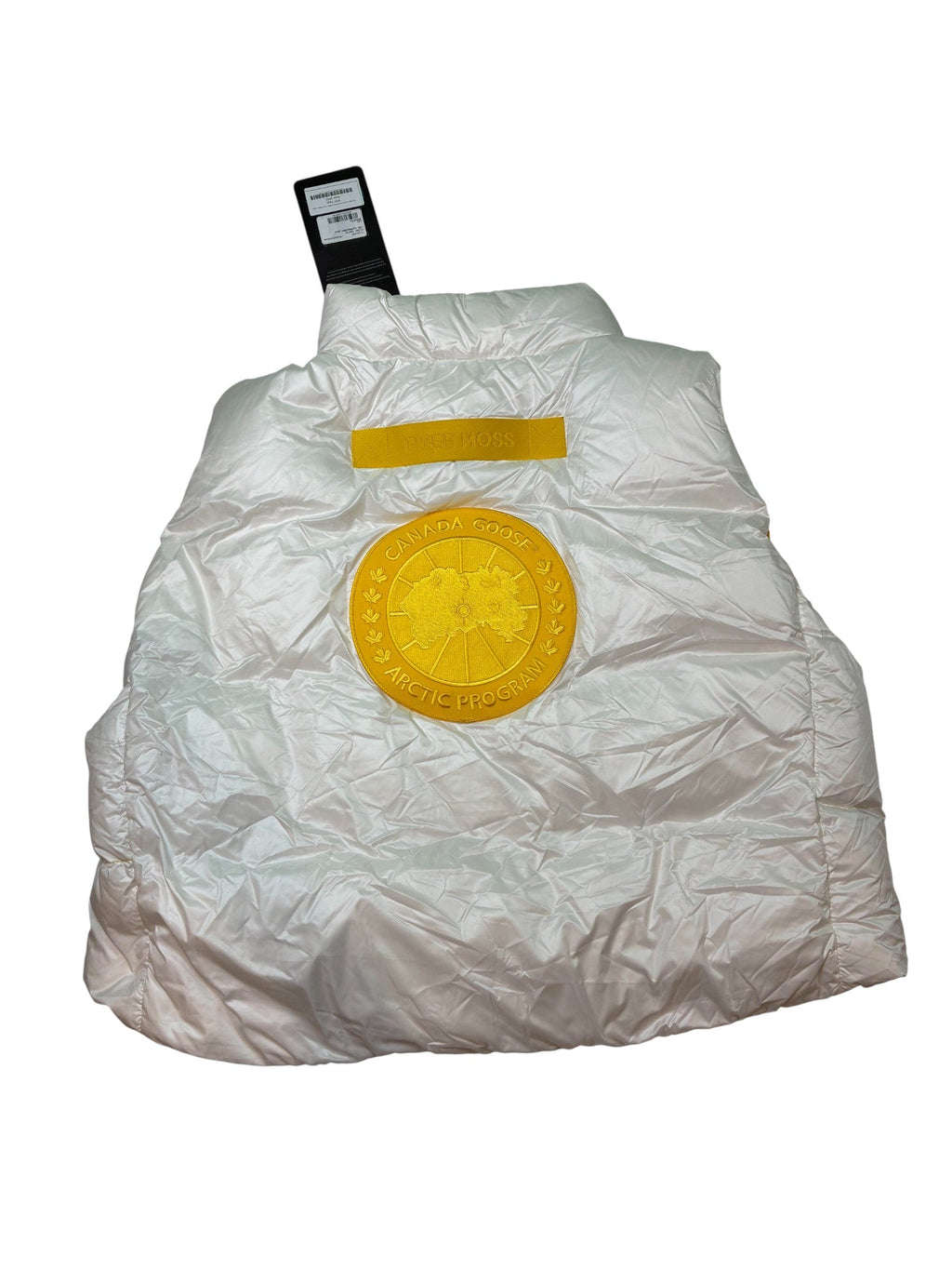 Canada Goose White & Yellow Pyer Moss Vest