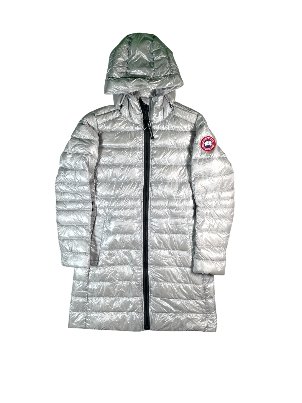 Canada goose Women's Long Silver Coat