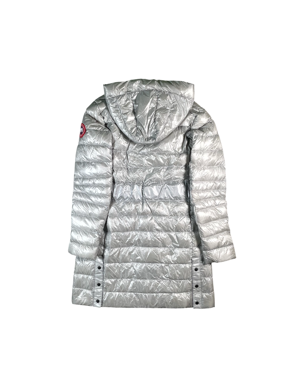 Canada goose Women's Long Silver Coat