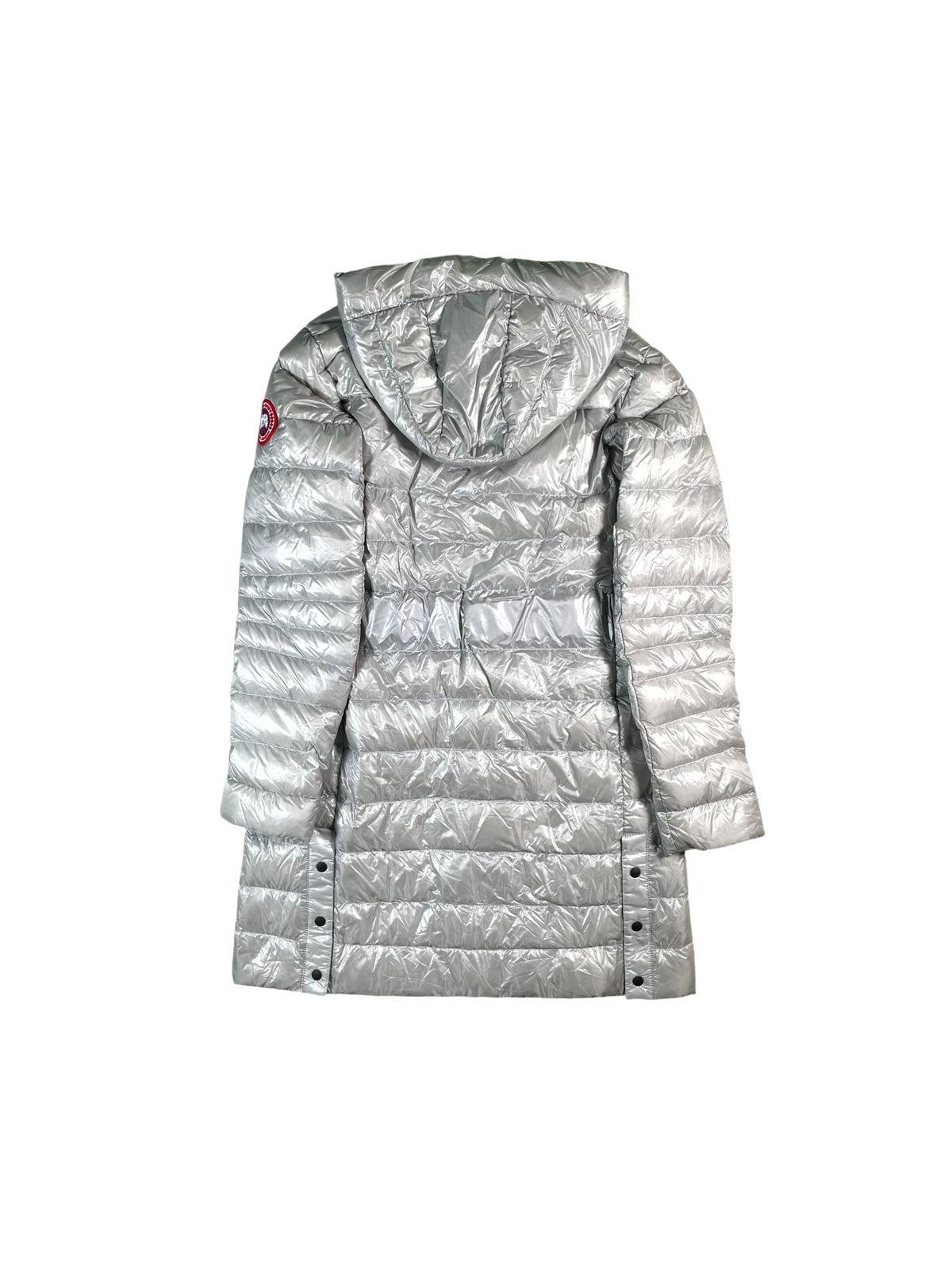 Canada goose Women's Long Silver Coat