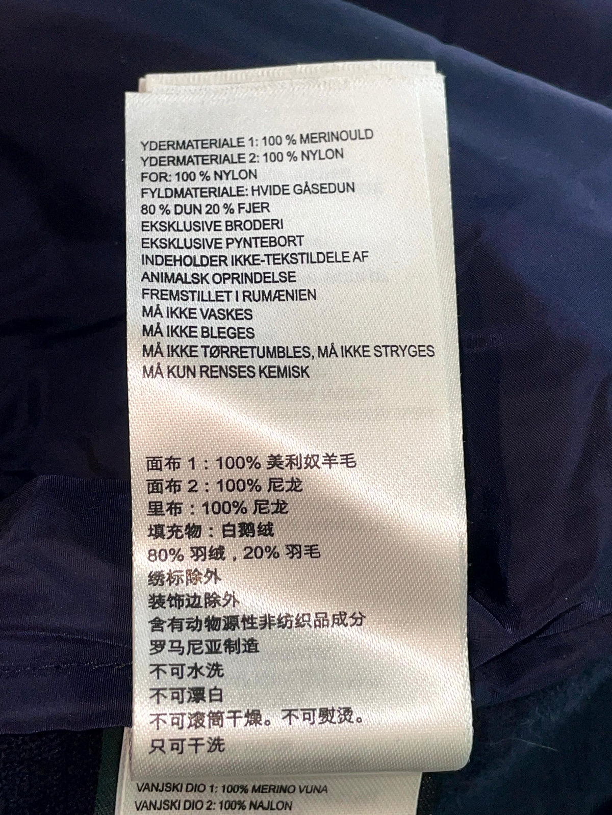 Canada Goose Hybridge Down Navy Jacket