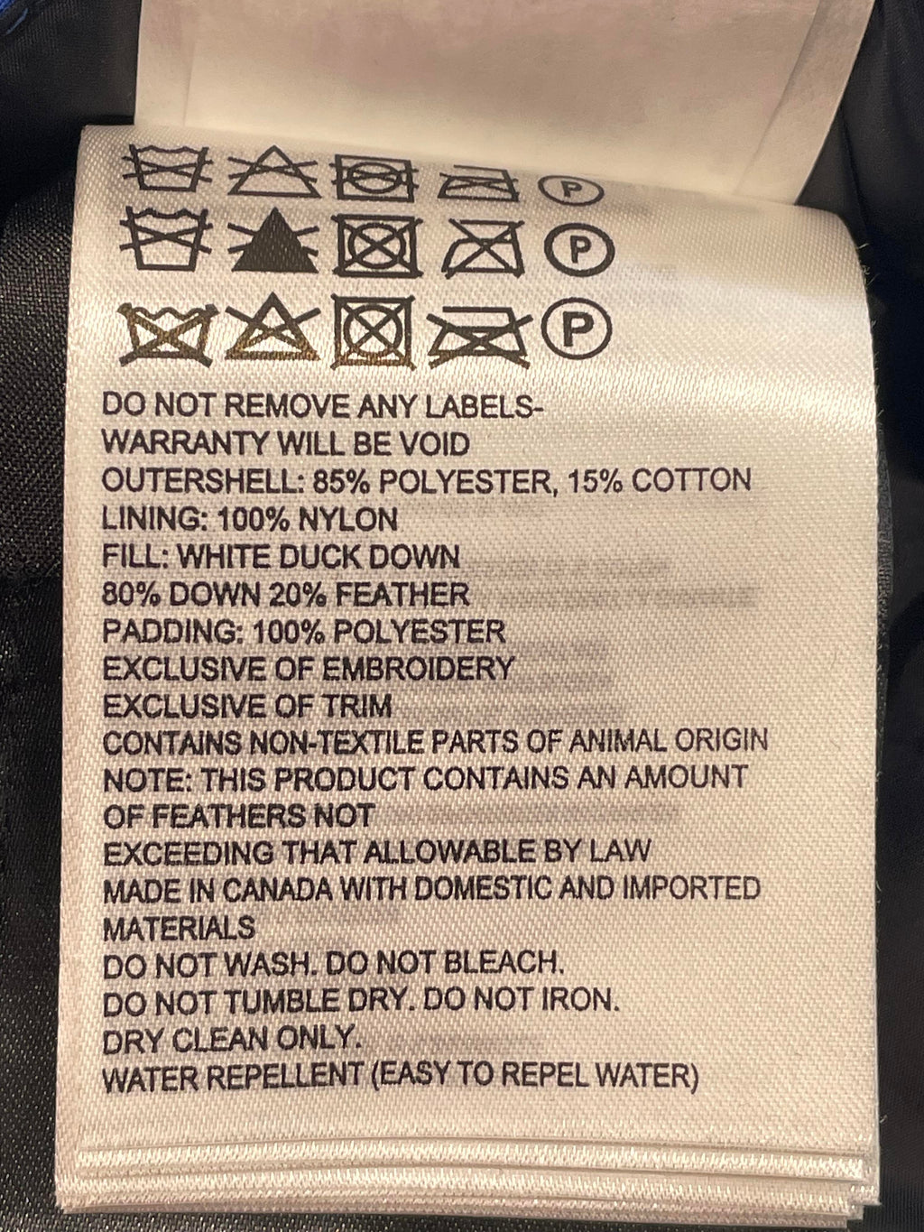 Canada Goose Blue Vest