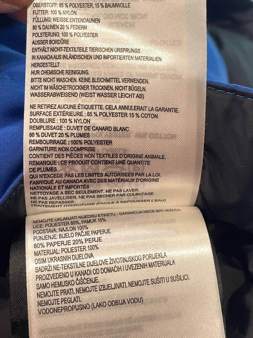 Canada Goose Blue Vest