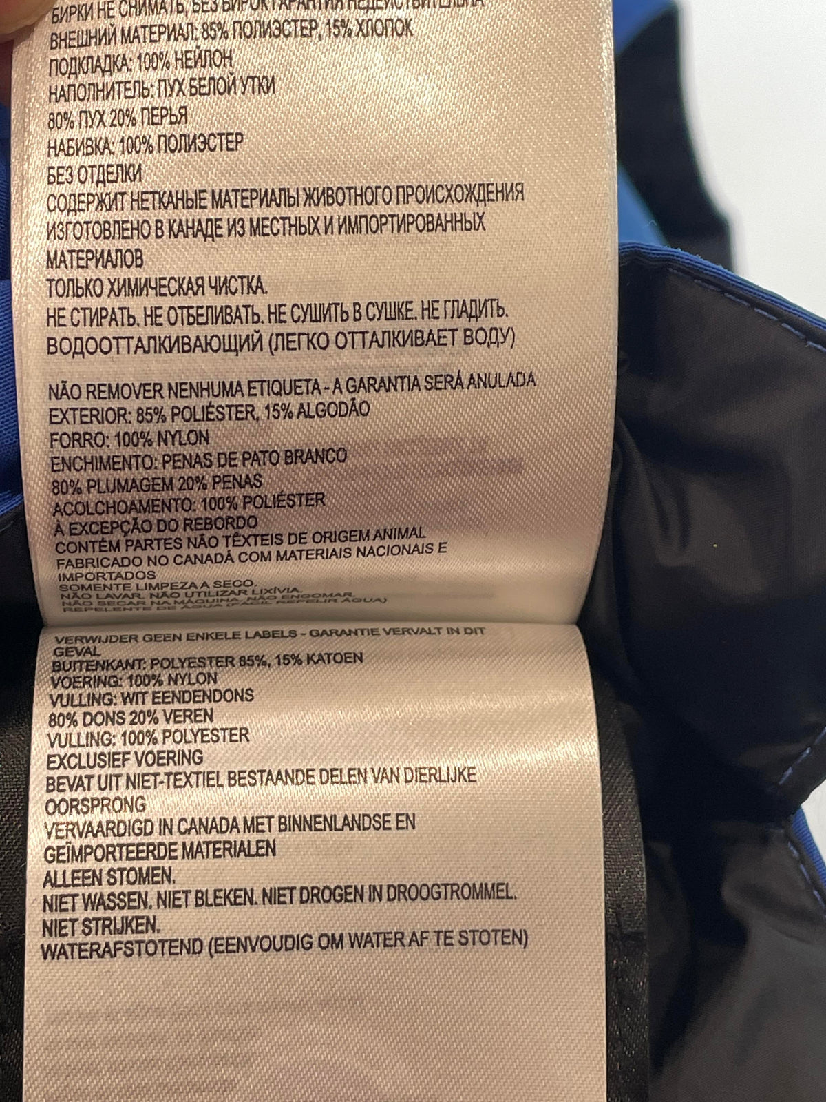Canada Goose Blue Vest